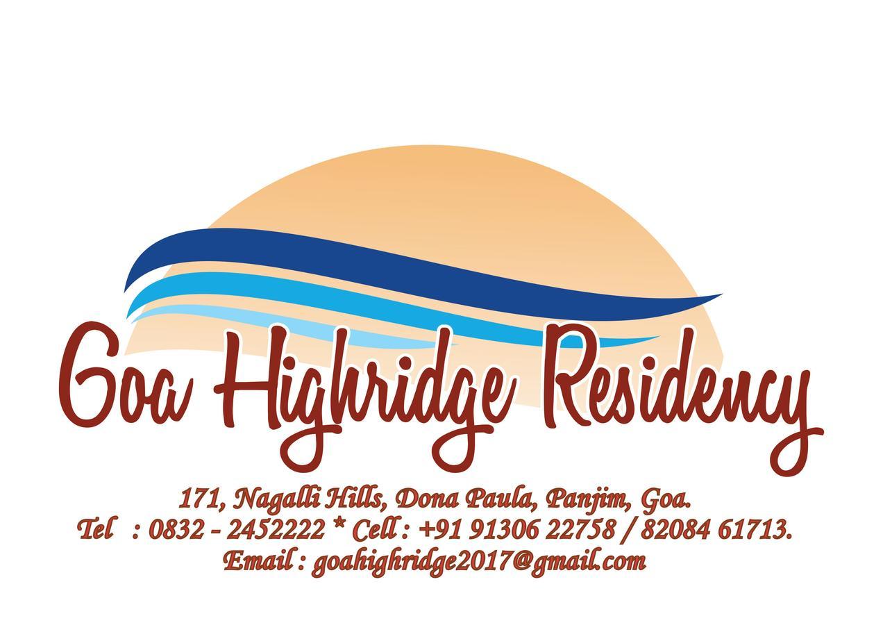 Goa Highridge Residency Hotell Panaji Eksteriør bilde